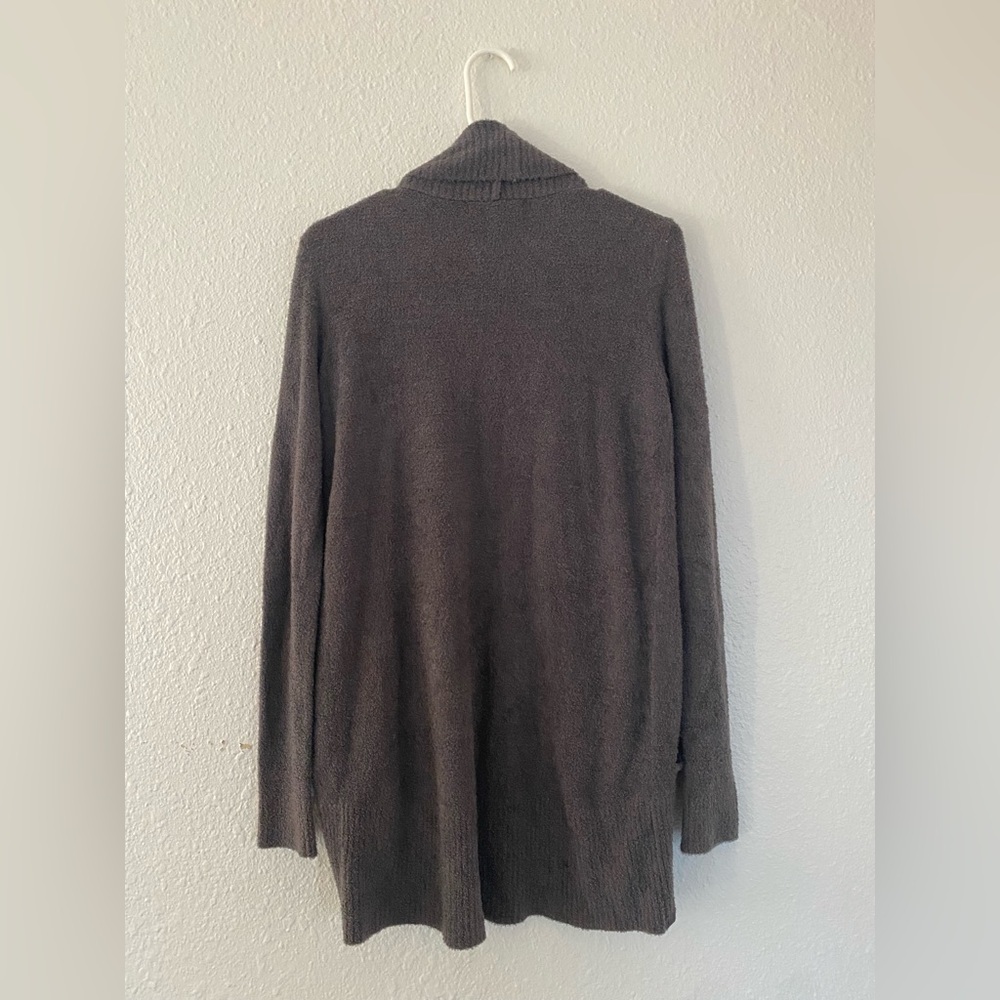 Barefoot Dreams Bamboo Chic Lite circle cardigan XS/S Cozy Gray Open Front - Picture 4 of 4